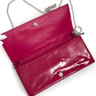 Christian Dior Pochette con catena Lady Dior Cannage vernice rossa