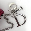 Christian Dior Pochette con catena Lady Dior Cannage vernice rossa