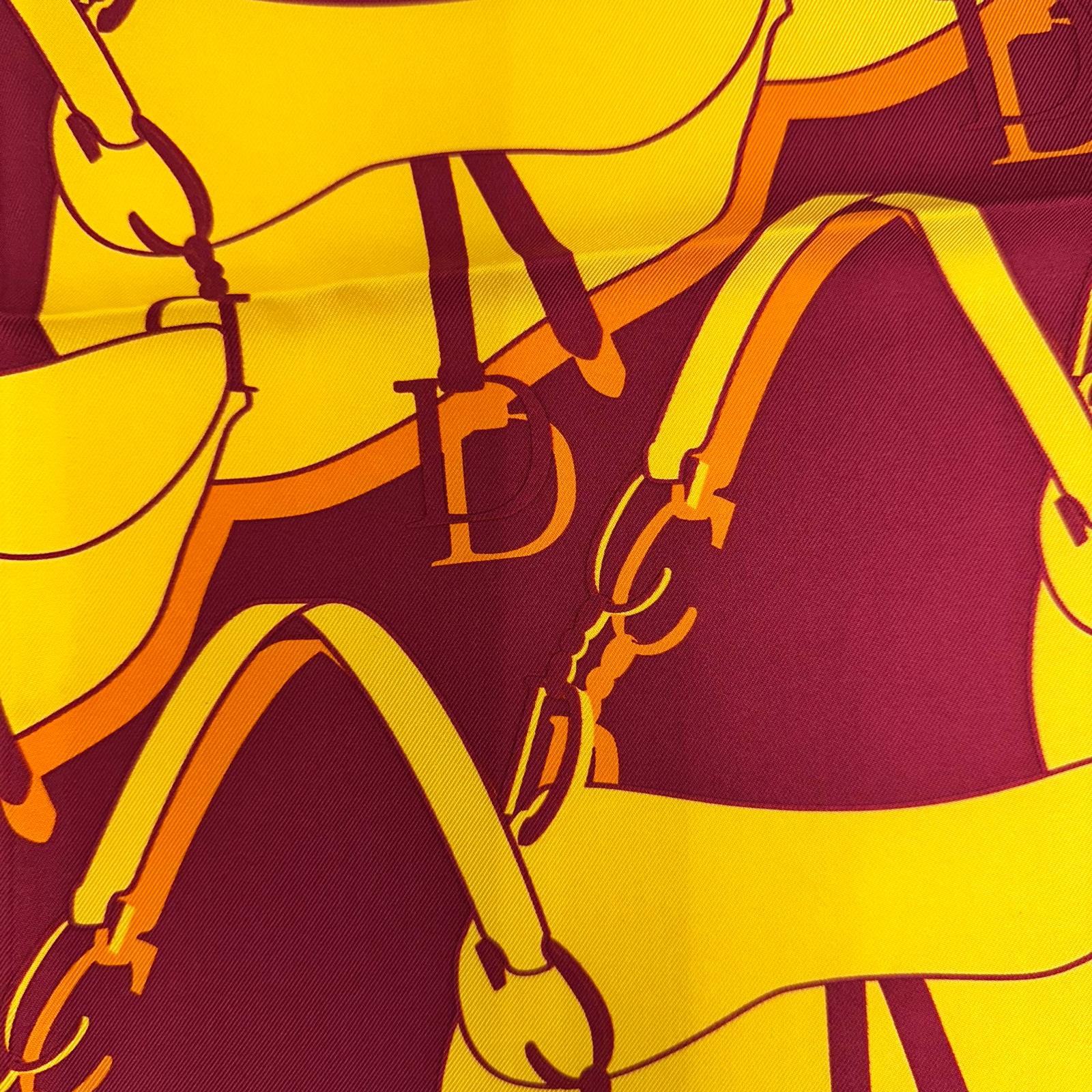 Christian Dior Saddle Foulard in seta multicolor (Era Jonh Galliano)