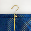 Christian Dior Set da Viaggio Vintage in Raso Blu Navy inutilizzato
