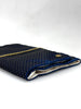Christian Dior Set da Viaggio Vintage in Raso Blu Navy inutilizzato