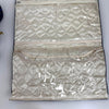 Christian Dior Set da Viaggio Vintage in Raso Blu Navy inutilizzato