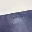 Clutch Miu Miu in pelle blu Matelassé con pochette removibili