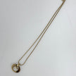 Collana Lady Dior dorata con pendente logo