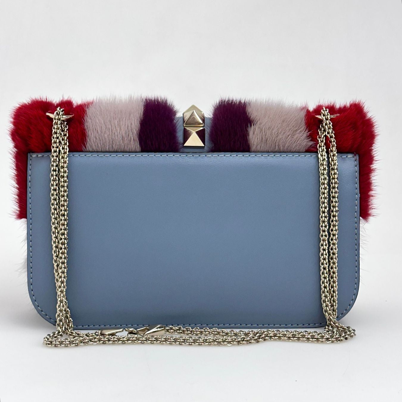 Valentino Maxi bag rock in lapin e pelle multicolore