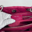 Dior Borsa Lady Dior Soft Shopping Tote Cannage Fucsia