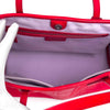 Dior Borsa Panarea Tote in tela Cannage rosso corallo