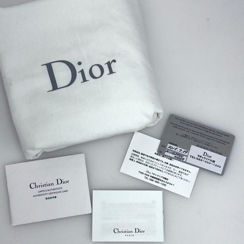 Dior Borsa Panarea Tote in tela Cannage rosso corallo