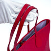 Dior Borsa Panarea Tote in tela Cannage rosso corallo