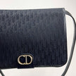 Dior Borsa a spalla modello CD in tela monogram nera