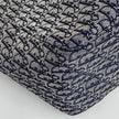 Dior Oblique Borsa a spalla in tela jacquard blu