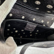 Dior Borsa Saddle Grommet in Pelle Nera con Borchie