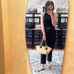 Dolce & Gabbana Borsa Coffa in palma intrecciata con manici in metallo