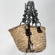 Dolce & Gabbana Borsa Coffa in palma intrecciata con manici in metallo