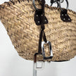 Dolce & Gabbana Borsa Coffa in palma intrecciata con manici in metallo