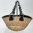 Dolce & Gabbana Borsa Coffa in palma intrecciata con manici in metallo