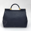 Dolce & Gabbana Borsa Sicily 32 cm in pelle nera