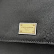 Dolce & Gabbana Borsa Sicily 32 cm in pelle nera