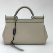 Dolce & Gabbana Borsa Sicily Piccola Vernice Beige