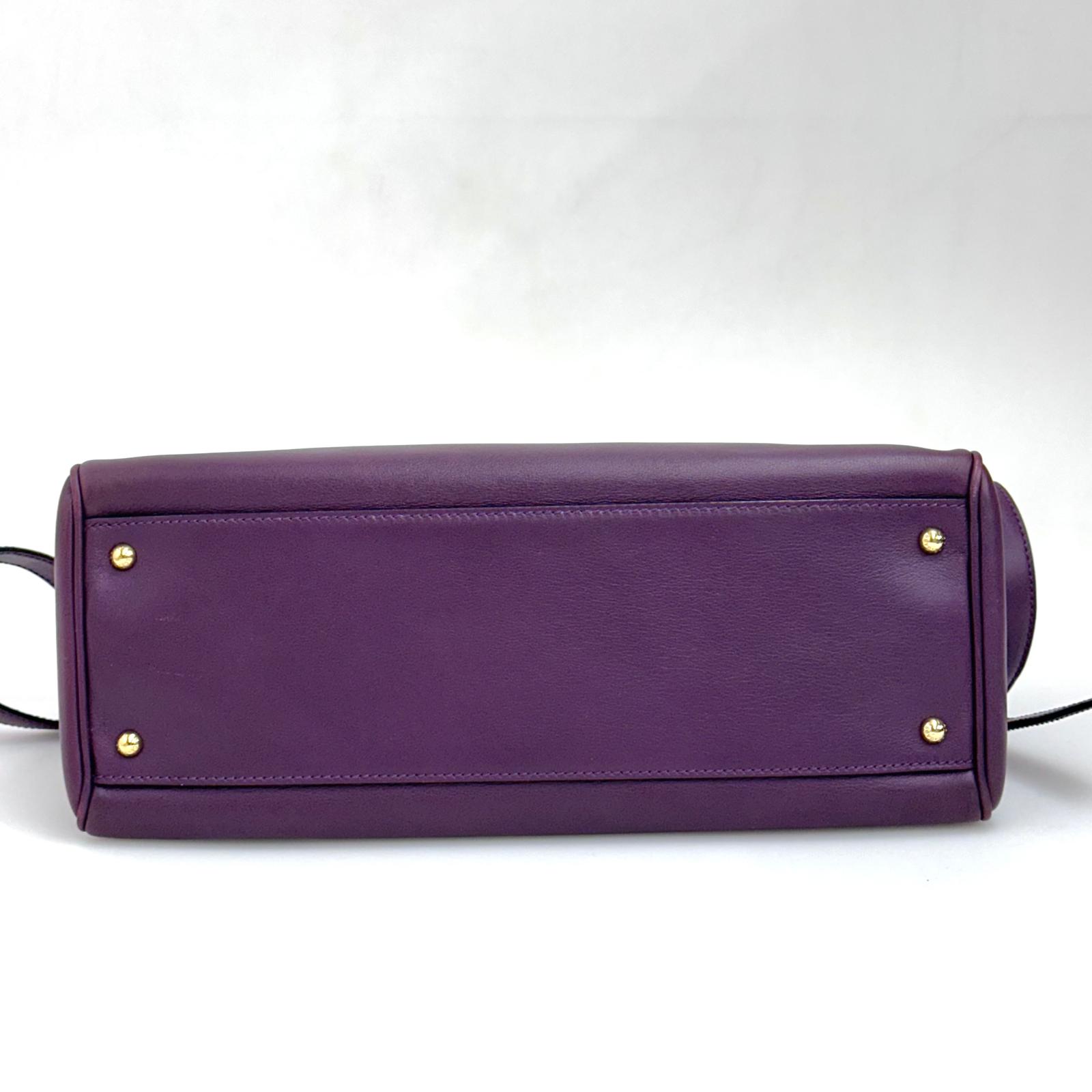 Dolce & Gabbana Borsa Sicily in Pelle Burgundy