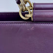 Dolce & Gabbana Borsa Sicily in Pelle Burgundy