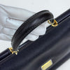 Dolce & Gabbana Borsa a Tracolla Sicily in pelle nera con dettagli dorati