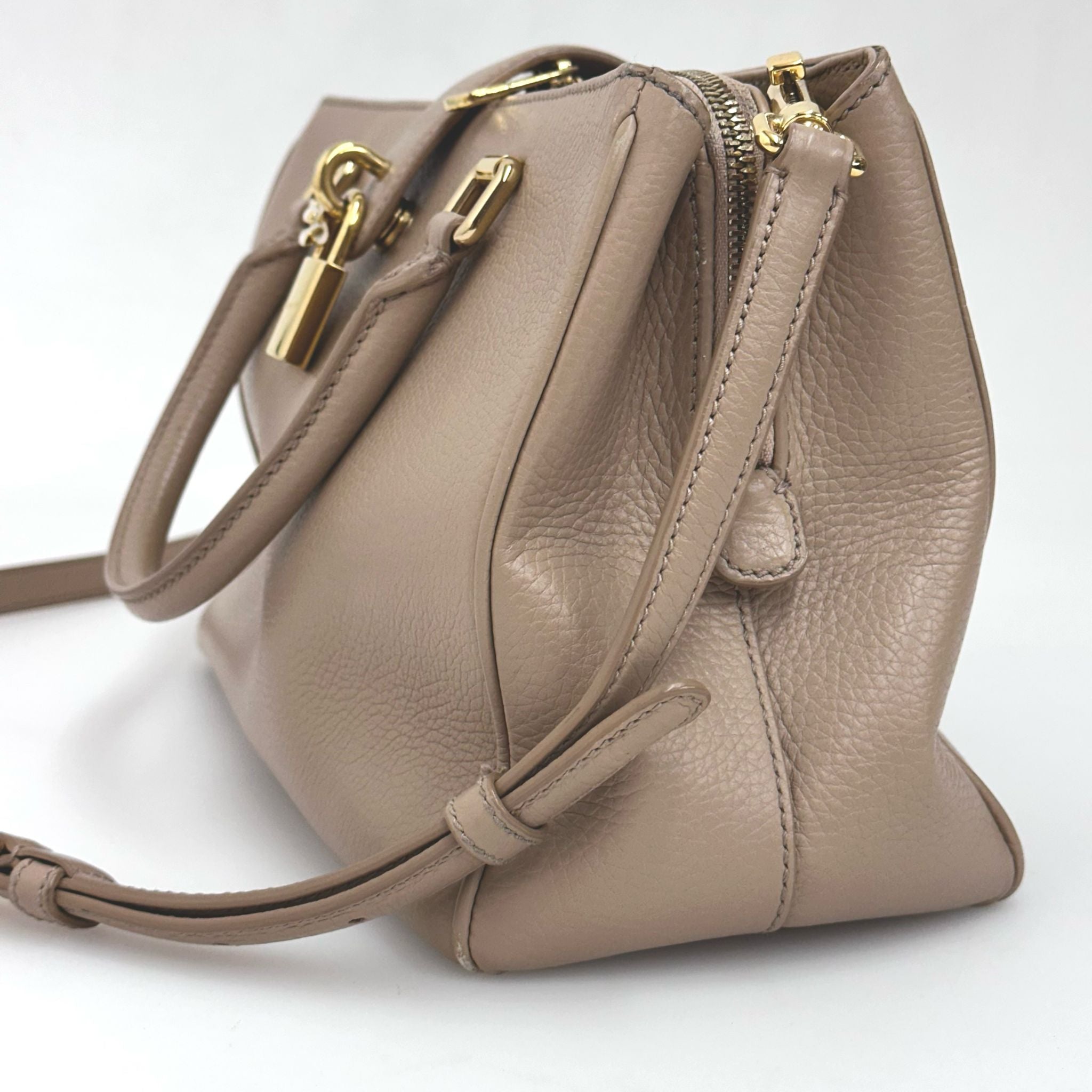 Dolce & Gabbana Borsa a mano e tracolla in pelle cipria