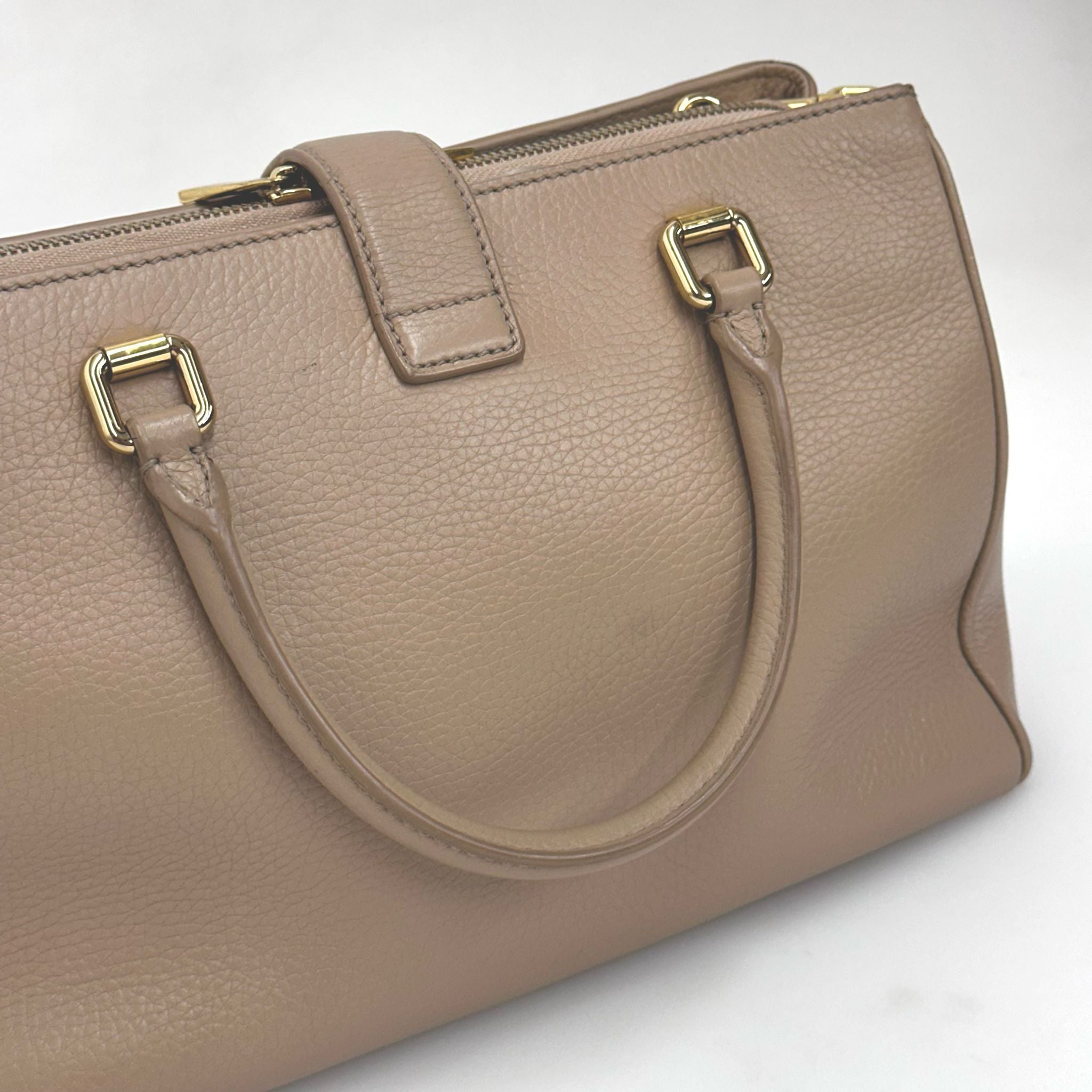 Dolce & Gabbana Borsa a mano e tracolla in pelle cipria