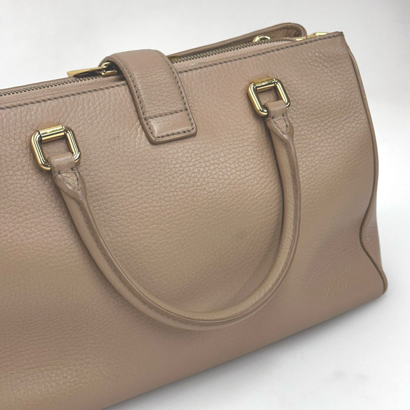 Dolce & Gabbana Borsa a mano e tracolla in pelle cipria