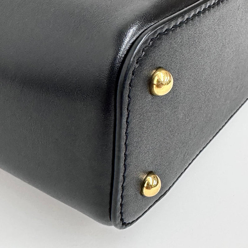 Dolce & Gabbana borsa a tracolla Sicily in pelle nera con catena