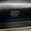 Dolce & Gabbana borsa a tracolla Sicily in pelle nera con catena