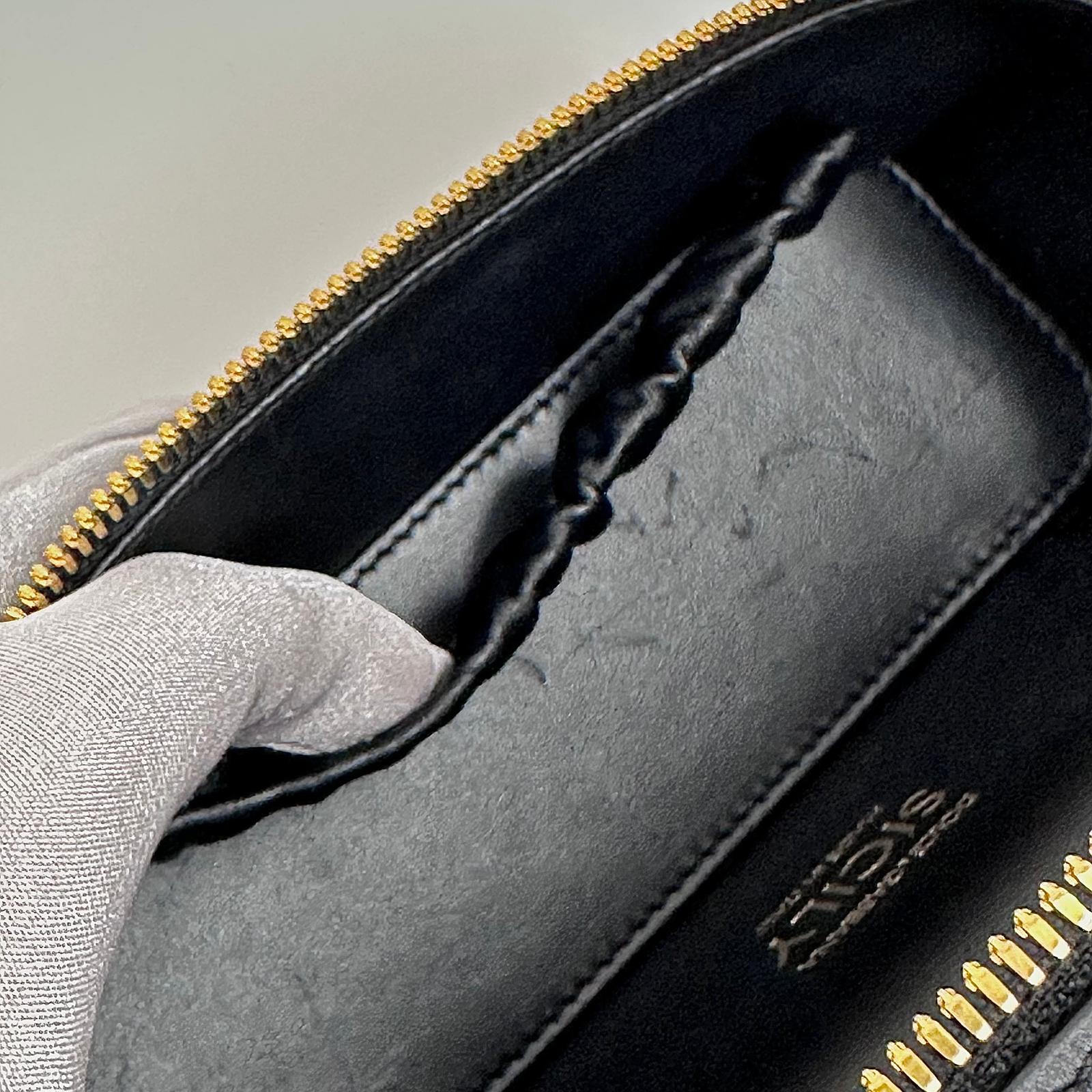Dolce & Gabbana borsa a tracolla Sicily in pelle nera con catena