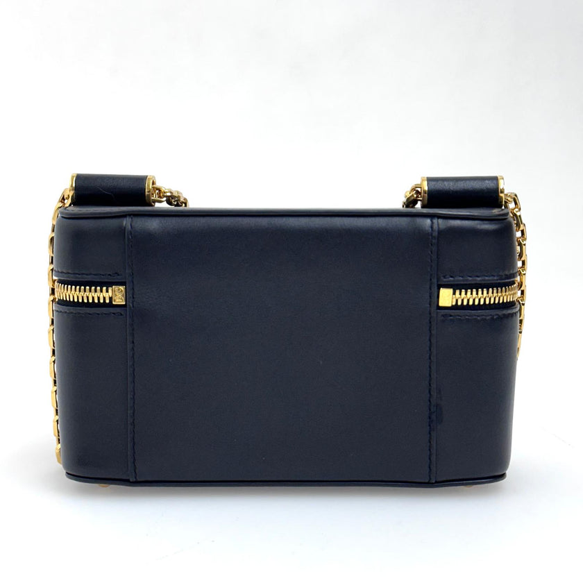 Dolce & Gabbana borsa a tracolla Sicily in pelle nera con catena