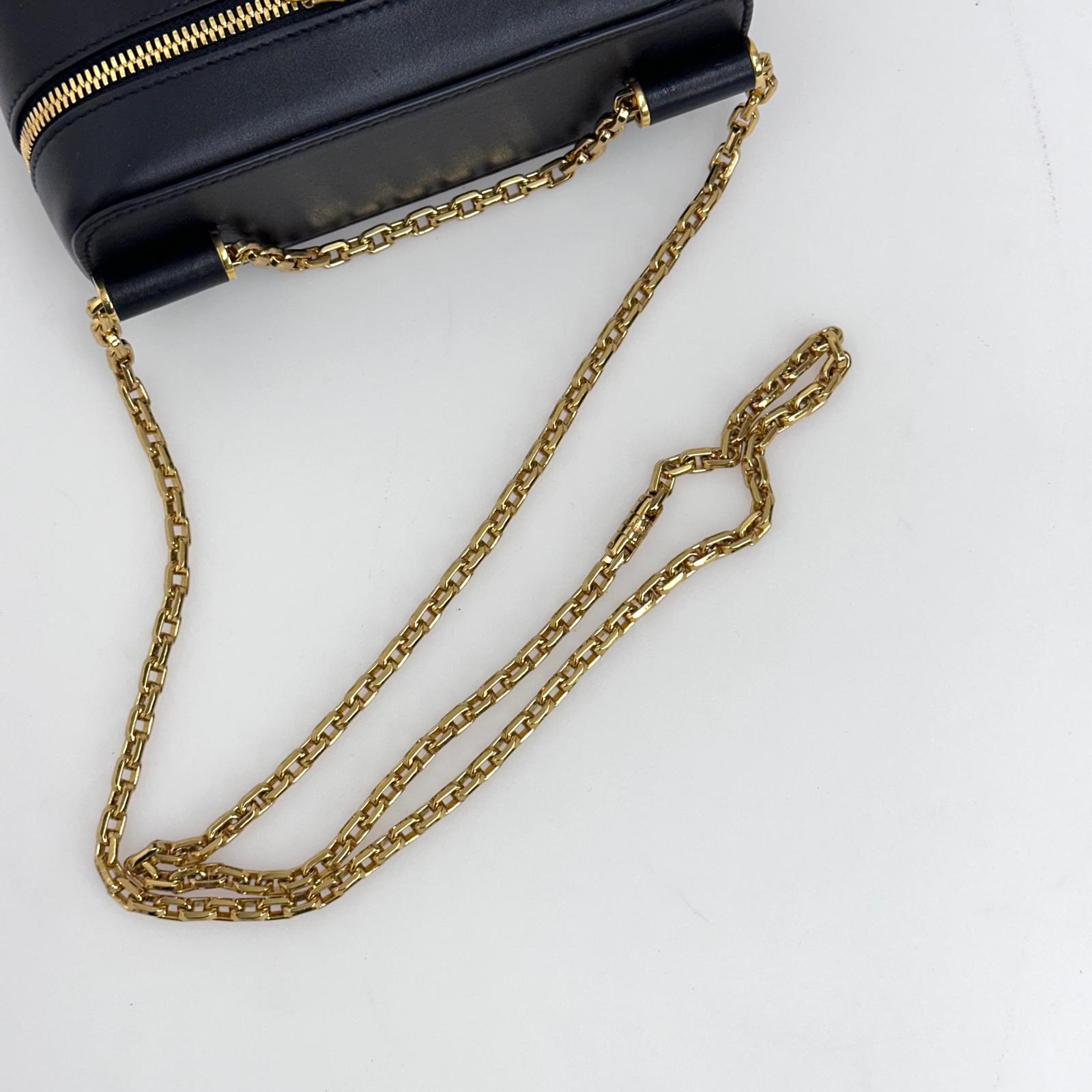 Dolce & Gabbana borsa a tracolla Sicily in pelle nera con catena