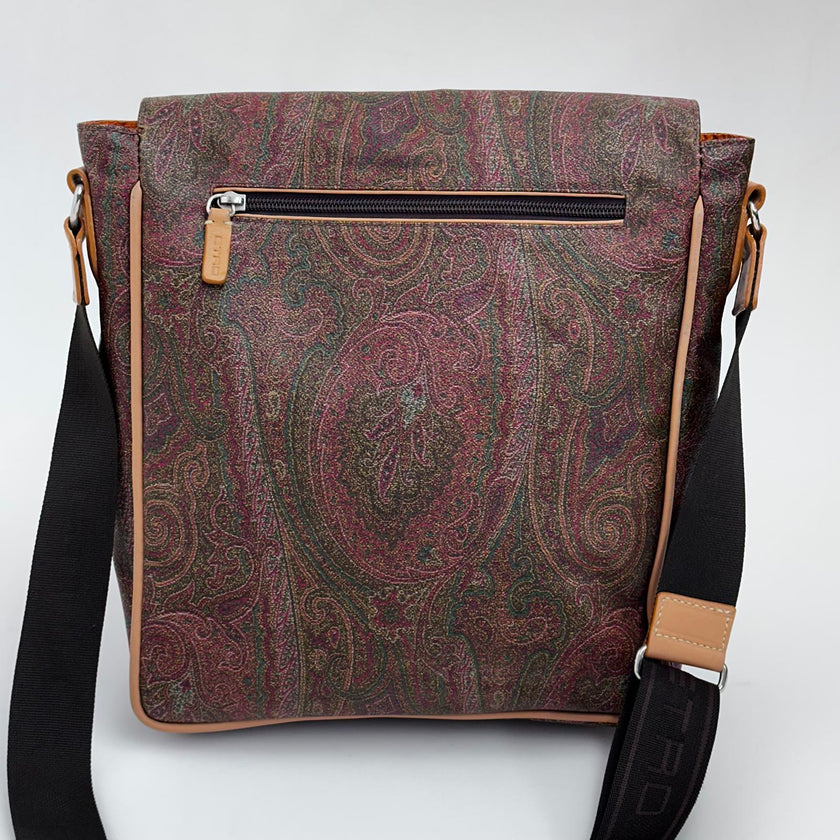 Etro Borsa Messenger in Tessuto Paisley con Tracolla Regolabile