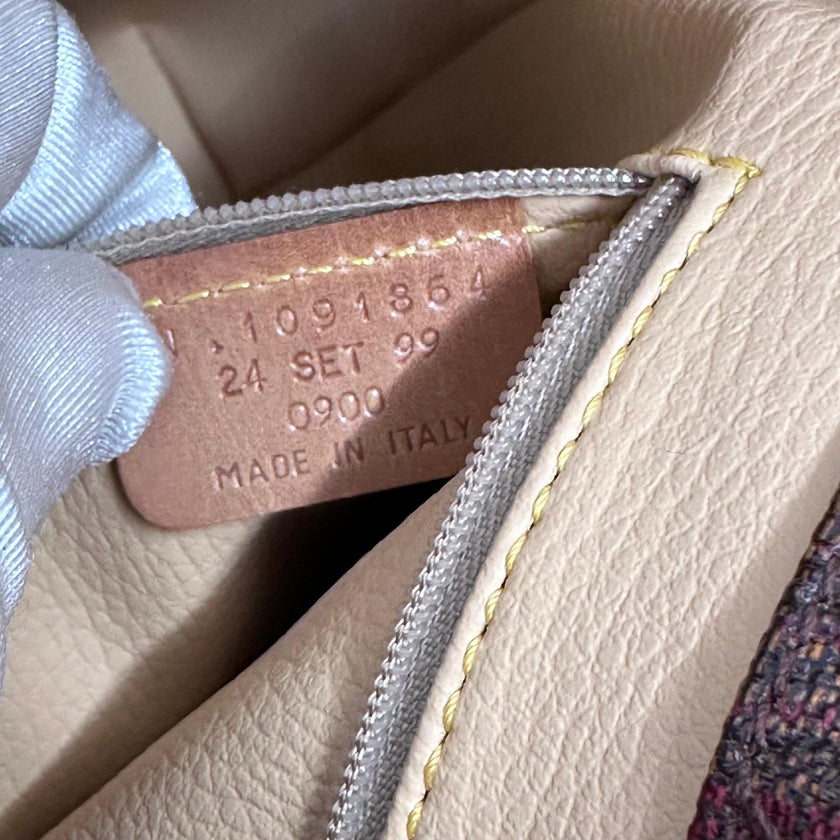 Etro Borsa a mano Paisley con manici tartaruga