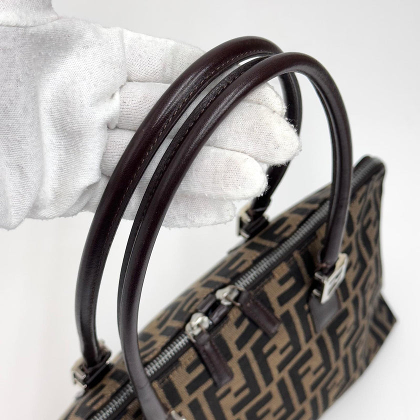 Fendi Borsa Bauletto Zucca FF Vintage