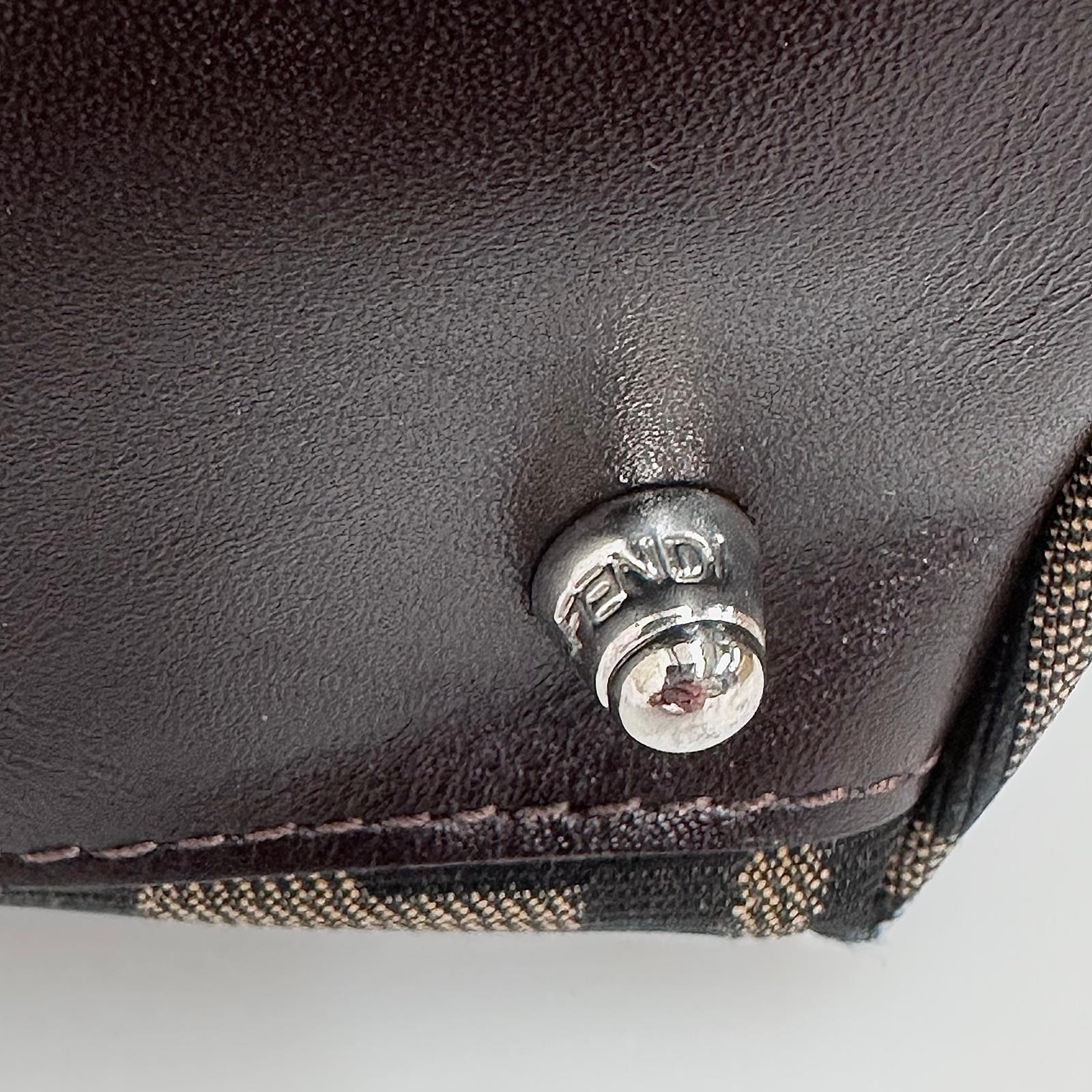 Fendi Borsa Bauletto Zucca FF Vintage