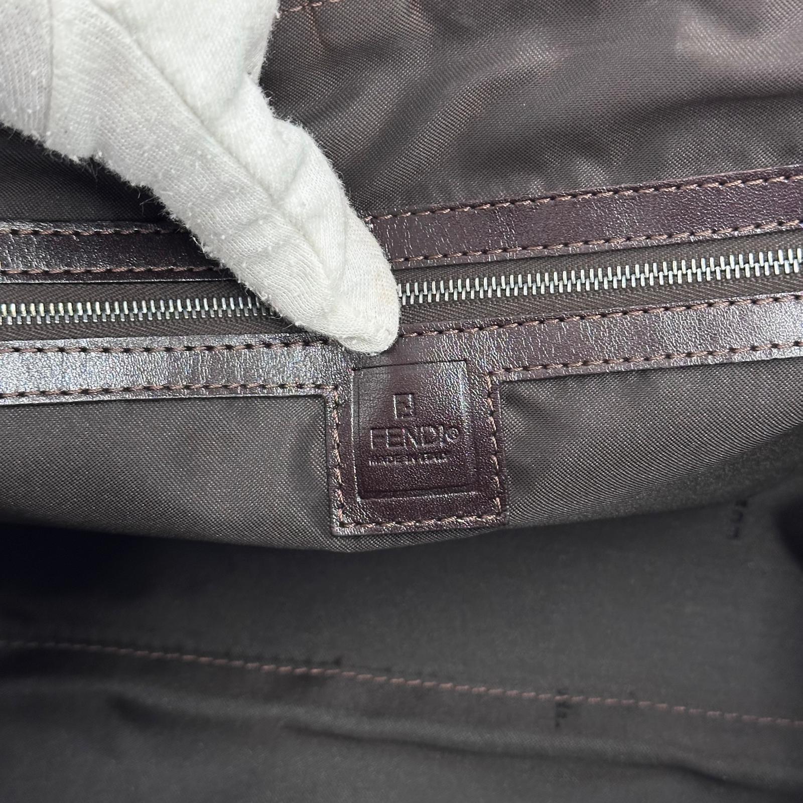 Fendi Borsa Bauletto Zucca FF Vintage
