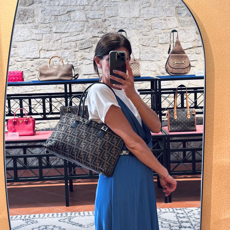 Fendi Borsa Bauletto Zucca FF Vintage