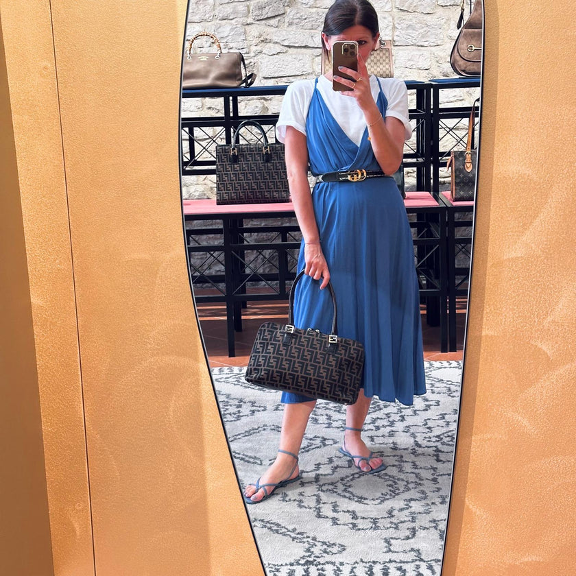 Fendi Borsa Bauletto Zucca FF Vintage