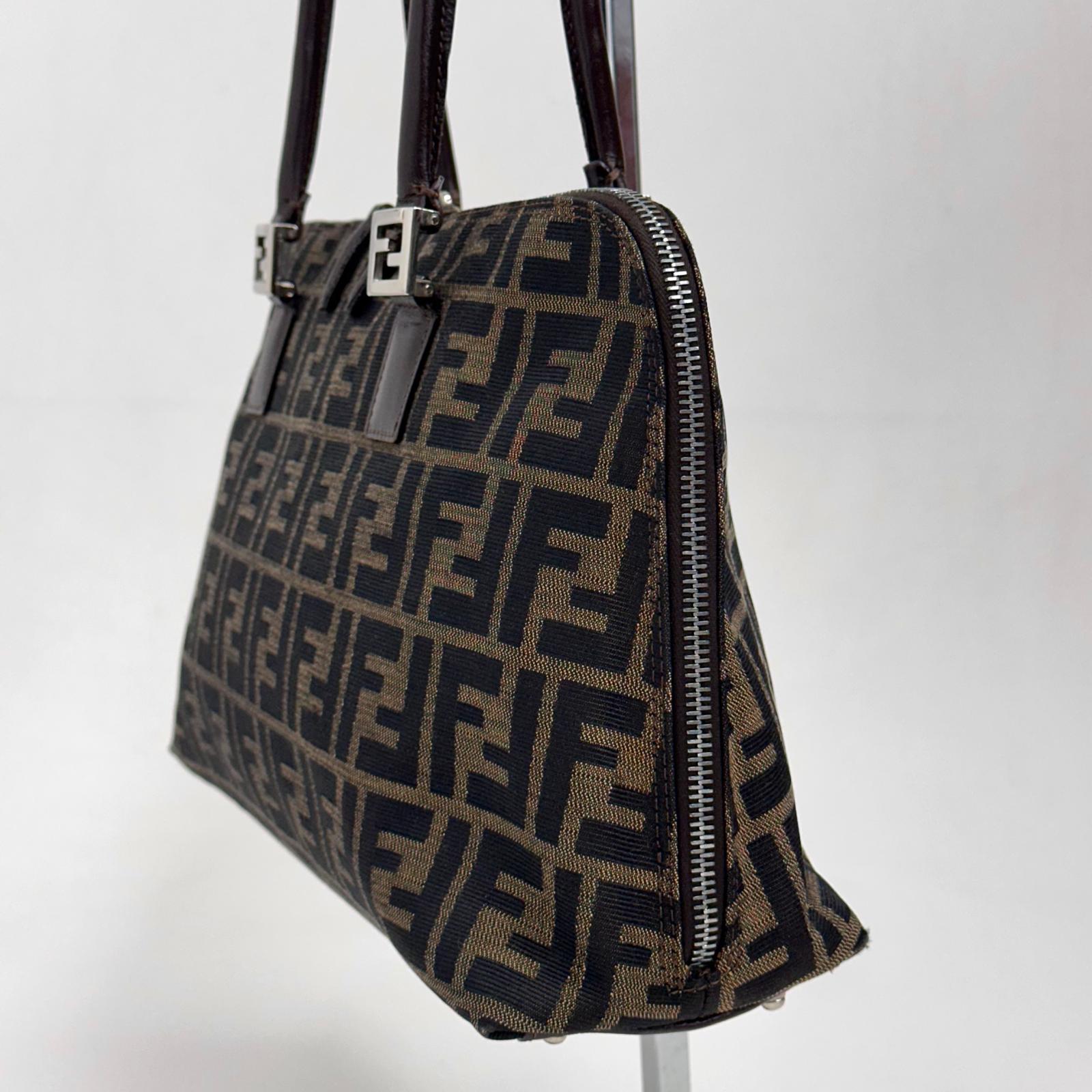 Fendi Borsa Bauletto Zucca FF Vintage