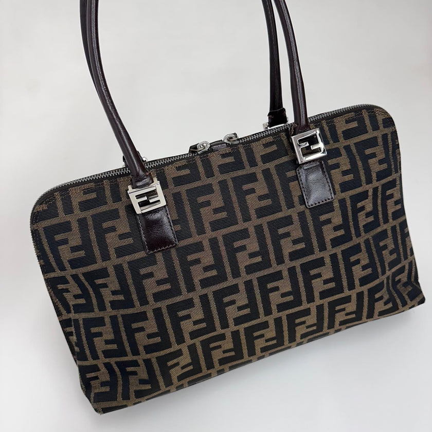 Fendi Borsa Bauletto Zucca FF Vintage