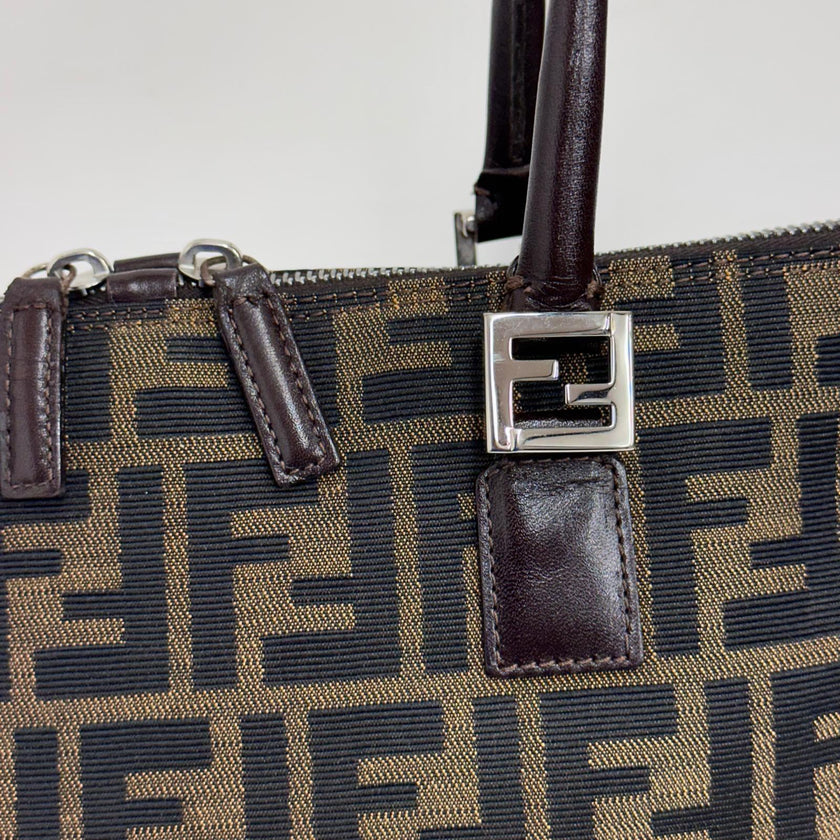 Fendi Borsa Bauletto Zucca FF Vintage