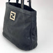 Fendi Borsa Mia Vintage in Nubuck Nero con finiture argento