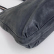 Fendi Borsa Mia Vintage in Nubuck Nero con finiture argento