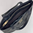 Fendi Borsa Mia Vintage in Nubuck Nero con finiture argento