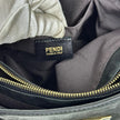 Fendi Borsa Mia Vintage in Nubuck Nero con finiture argento