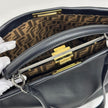 Fendi Borsa Peekaboo Large Pelle Nera e interno zucca