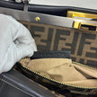 Fendi Borsa Peekaboo Large Pelle Nera e interno zucca
